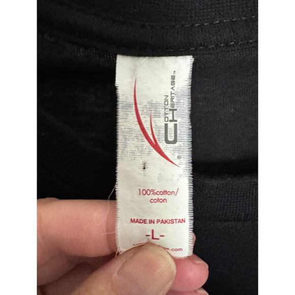 Duke Blue Devils T-Shirt Men’s Size L Cotton Vintage Style Black and Blue - Picture 3 of 4